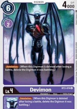 Devimon (BT2-074) - Release Special Booster v1.0 (Uncommon) [SR1.0-BT2-074]