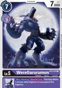 WereGarurumon (BT2-078) - Release Special Booster v1.0 (Common) [SR1.0-BT2-078]
