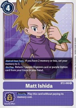 Matt Ishida (BT2-090) - Release Special Booster v1.0 (Rare) [SR1.0-BT2-090]