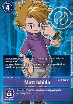 Matt Ishida (BT2-090) - Promos: Release Special Booster v1.0 (Alternative Art) [SR1.0P-BT2-090]