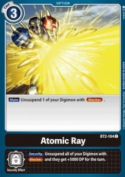 Atomic Ray (BT2-104) - Release Special Booster v1.0 (Common) [SR1.0-BT2-104]