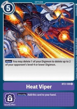 Heat Viper (BT2-109) - Release Special Booster v1.0 (Common) [SR1.0-BT2-109]