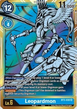Leopardmon (BT3-030) (V.2) - Release Special Booster v1.0 (Alternative Art) [SR1.0-BT3-030]