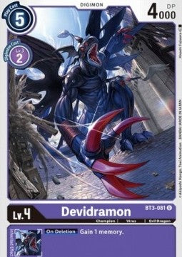 Devidramon (BT3-081) - Release Special Booster v1.0 (Uncommon) [SR1.0-BT3-081]