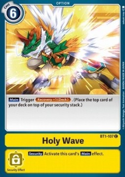 Holy Wave (BT1-107) - Release Special Booster v1.5 (Common) [SR1.5-BT1-107]