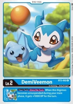 DemiVeemon (BT2-002) - Release Special Booster v1.5 (Uncommon) [SR1.5-BT2-002]