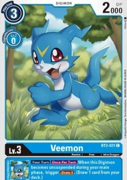 Veemon (BT2-021) - Release Special Booster v1.5 (Common) [SR1.5-BT2-021]