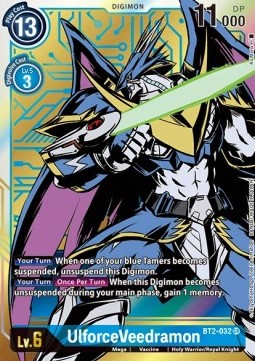 UlforceVeedramon (BT2-032) (V.2) - Release Special Booster v1.5 (Alternative Art) [SR1.5-BT2-032]