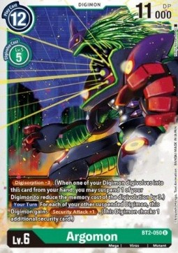 Argomon (BT2-050) - Release Special Booster v1.5 (Uncommon) [SR1.5-BT2-050]
