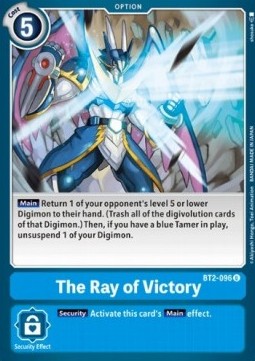 The Ray of Victory (BT2-096) - Release Special Booster v1.5 (Uncommon) [SR1.5-BT2-096]