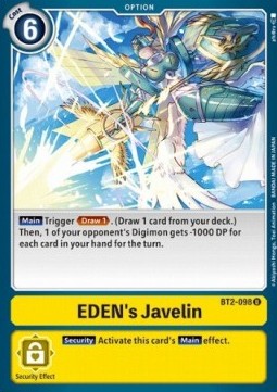 Eden's Javelin (BT2-098) - Release Special Booster v1.5 (Uncommon) [SR1.5-BT2-098]