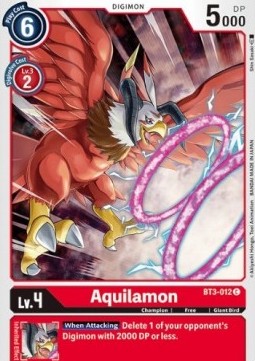 Aquilamon (BT3-012) - Release Special Booster v1.5 (Common) [SR1.5-BT3-012]