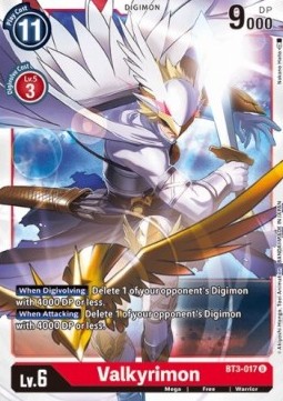Valkyrimon (BT3-017) - Release Special Booster v1.5 (Uncommon) [SR1.5-BT3-017]