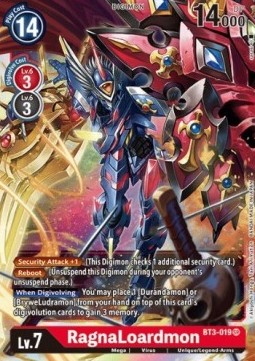 RagnaLoardmon (BT3-019) (V.1) - Release Special Booster v1.5 (Super Rare) [SR1.5-BT3-019]