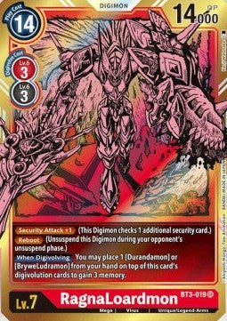 RagnaLoardmon (BT3-019) (V.2) - Release Special Booster v1.5 (Alternative Art) [SR1.5-BT3-019]