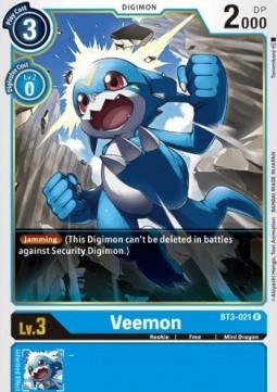 Veemon (BT3-021) - Release Special Booster v1.5 (Rare) [SR1.5-BT3-021]