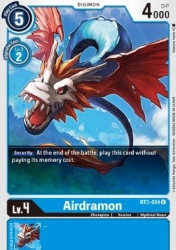Airdramon (BT3-024) - Release Special Booster v1.5 (Uncommon) [SR1.5-BT3-024]