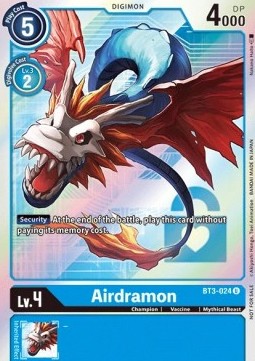 Airdramon (BT3-024) - Promos: Release Special Booster v1.5 (Alternative Art) [SR1.5P-BT3-024]