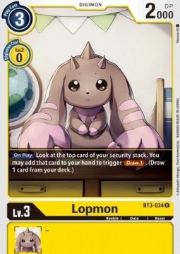 Lopmon (BT3-034) - Release Special Booster v1.5 (Uncommon) [SR1.5-BT3-034]