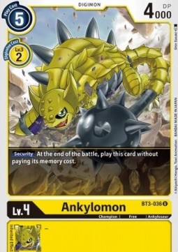Ankylomon (BT3-036) - Release Special Booster v1.5 (Uncommon) [SR1.5-BT3-036]