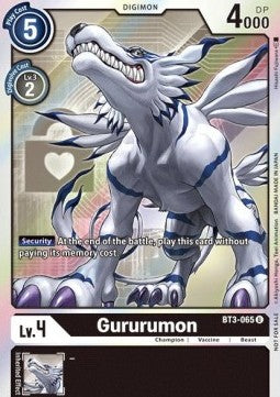 Gururumon (BT3-065) - Promos: Release Special Booster v1.5 (Alternative Art) [SR1.5P-BT3-065]