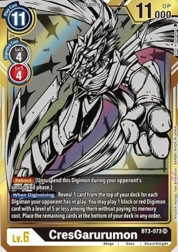 CresGarurumon (BT3-073) (V.2) - Release Special Booster v1.5 (Alternative Art) [SR1.5-BT3-073]