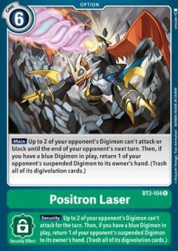 Positron Laser (BT3-104) - Release Special Booster v1.5 (Common) [SR1.5-BT3-104]