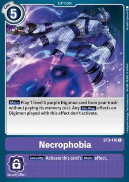 Necrophobia (BT3-110) - Release Special Booster v1.5 (Common) [SR1.5-BT3-110]
