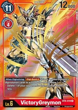 VictoryGreymon (BT4-019) (V.2) - Great Legend (Alternative Art) [BT-04-BT4-019]