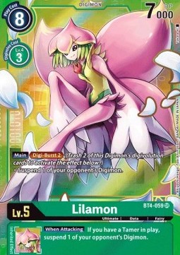 Lilamon (BT4-059) (V.2) - Great Legend (Alternative Art) [BT-04-BT4-059]