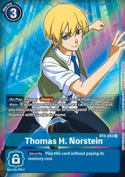 Thomas H. Norstein (BT4-093) (V.2) - Promos: Great Legend (Alternative Art) [BT-04P-BT4-093]