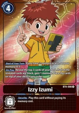 Izzy Izumi (BT4-096) (V.2) - Promos: Great Legend (Alternative Art) [BT-04P-BT4-096]