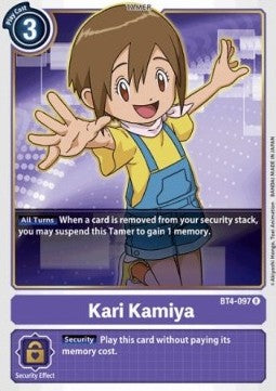 Kari Kamiya (BT4-097) - Great Legend (Rare) [BT-04-BT4-097]