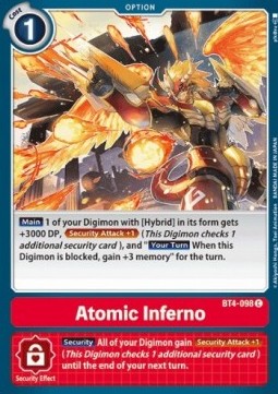 Atomic Inferno (BT4-098) - Great Legend (Common) [BT-04-BT4-098]