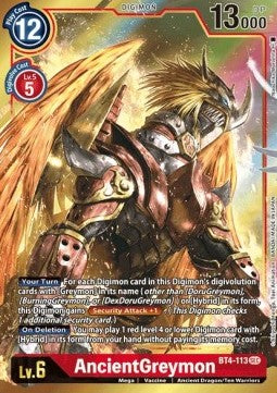 AncientGreymon (BT4-113) (V.2) - Great Legend (Alternative Art) [BT-04-BT4-113]