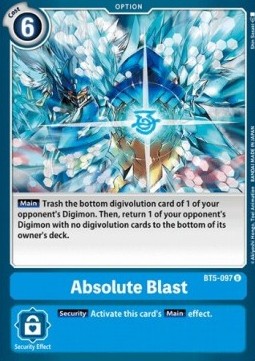 Absolute Blast (BT5-097) - Battle Of Omni (Uncommon) [BT-05-BT5-097]