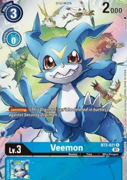 Veemon (BT3-021) - Promos: Double Diamond (Alternative Art) [BT-06P-BT3-021]