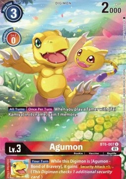 Agumon (BT6-007) (V.2) - Double Diamond (Alternative Art) [BT-06-BT6-007]