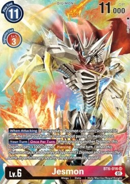 Jesmon (BT6-016) (V.2) - Double Diamond (Alternative Art) [BT-06-BT6-016]
