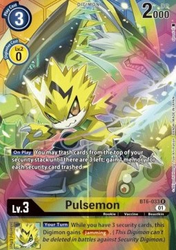 Pulsemon (BT6-033) (V.2) - Double Diamond (Alternative Art) [BT-06-BT6-033]