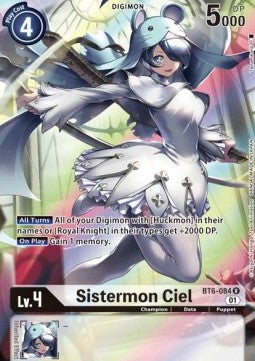 Sistermon Ciel (BT6-084) (V.2) - Double Diamond (Alternative Art) [BT-06-BT6-084]