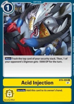 Acid Injection (BT6-099) - Double Diamond (Uncommon) [BT-06-BT6-099]