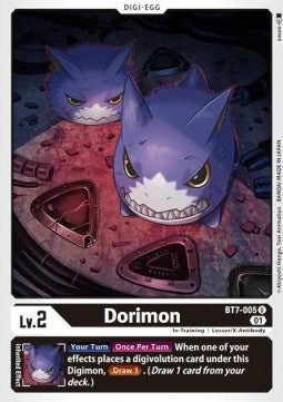 Dorimon (BT7-005) - Next Adventure (Uncommon) [BT-07-BT7-005]