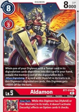 Aldamon (BT7-014) - Next Adventure (Uncommon) [BT-07-BT7-014]