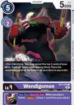 Wendigomon (BT7-070) - Next Adventure (Common) [BT-07-BT7-070]