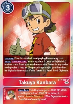 Takuya Kanbara (BT7-085) - Next Adventure (Rare) [BT-07-BT7-085]