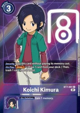 Koichi Kimura (BT7-091) (V.2) - Promos: Next Adventure (Alternative Art) [BT-07P-BT7-091]