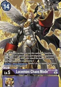 Lucemon: Chaos Mode (BT7-111) (V.2) - Next Adventure (Alternative Art) [BT-07-BT7-111]