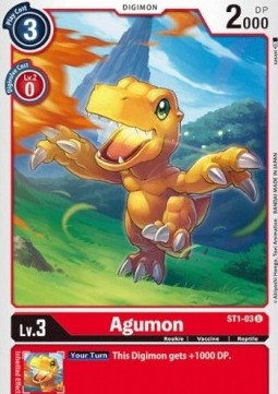 Agumon (ST1-03) - Starter Deck: Gaia Red (Uncommon) [ST-1-ST1-03]