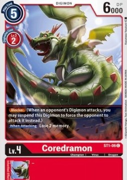 Coredramon (ST1-06) - Starter Deck: Gaia Red (Common) [ST-1-ST1-06]